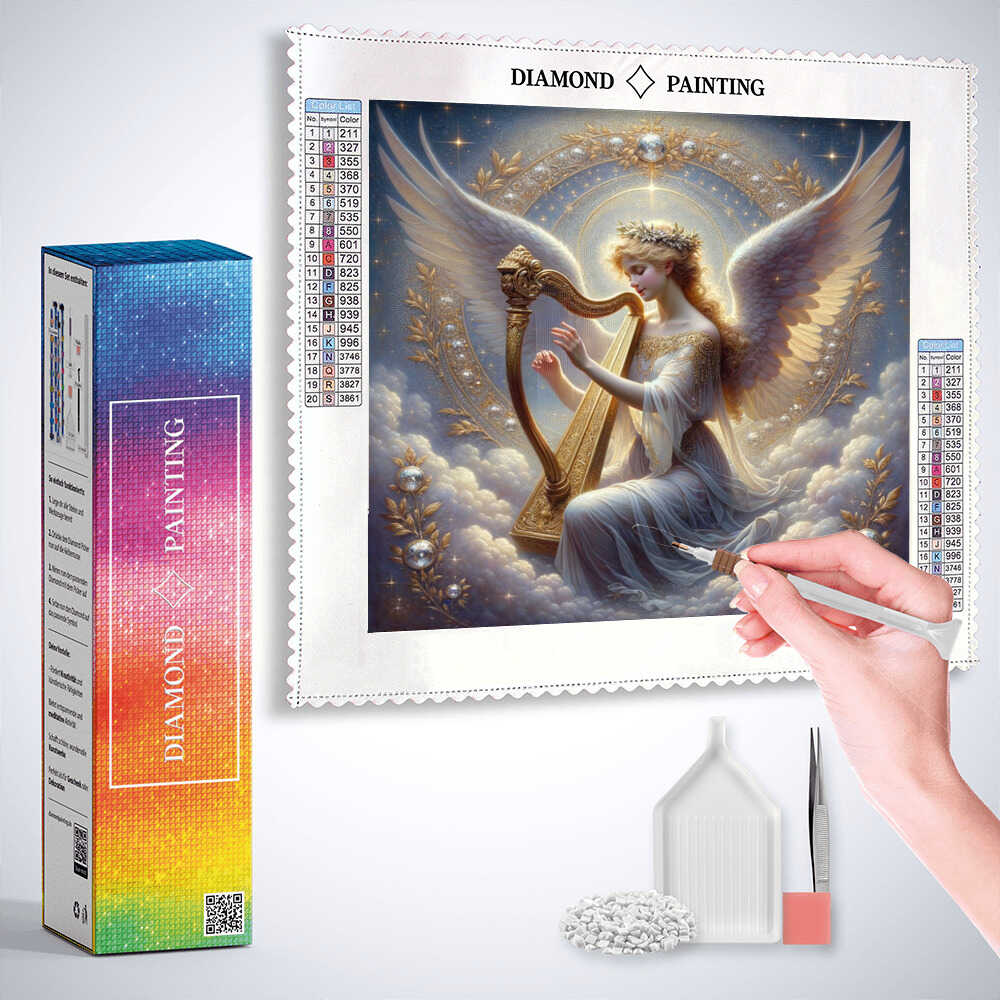 SHEGZHUC 40 x 50 cm Vierkante Stenen Diamond Painting - Vrouw Doodskop