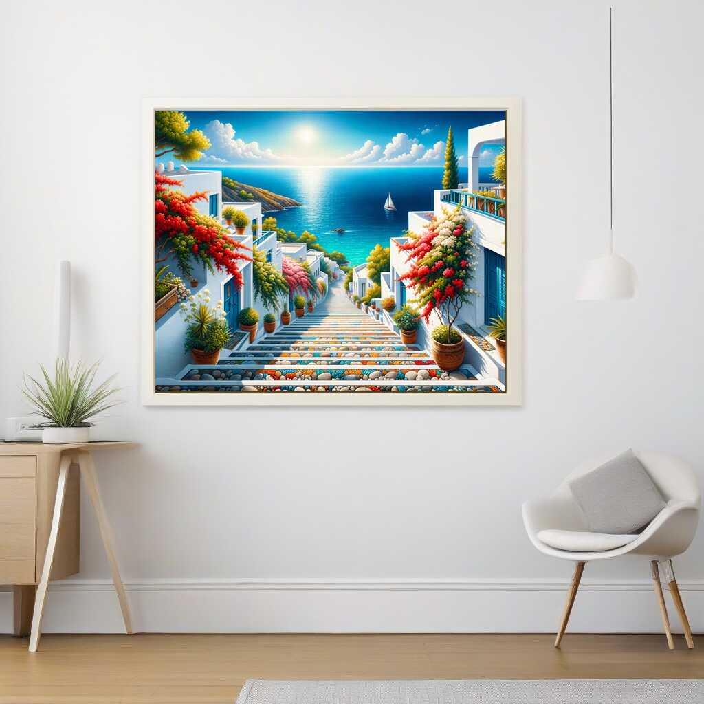 Diamond Painting - Griechische Treppen
