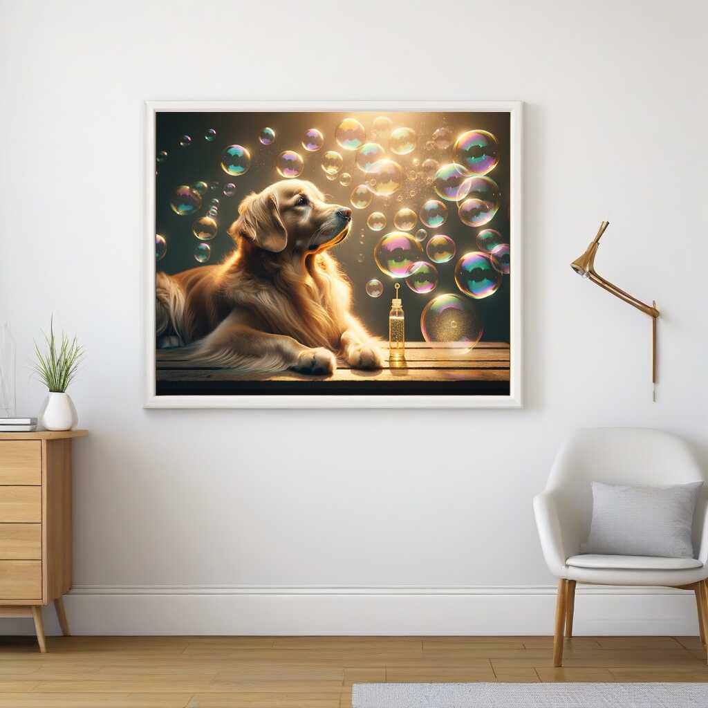 Diamond Painting - Seifenblasen Hund - Jetzt kaufen