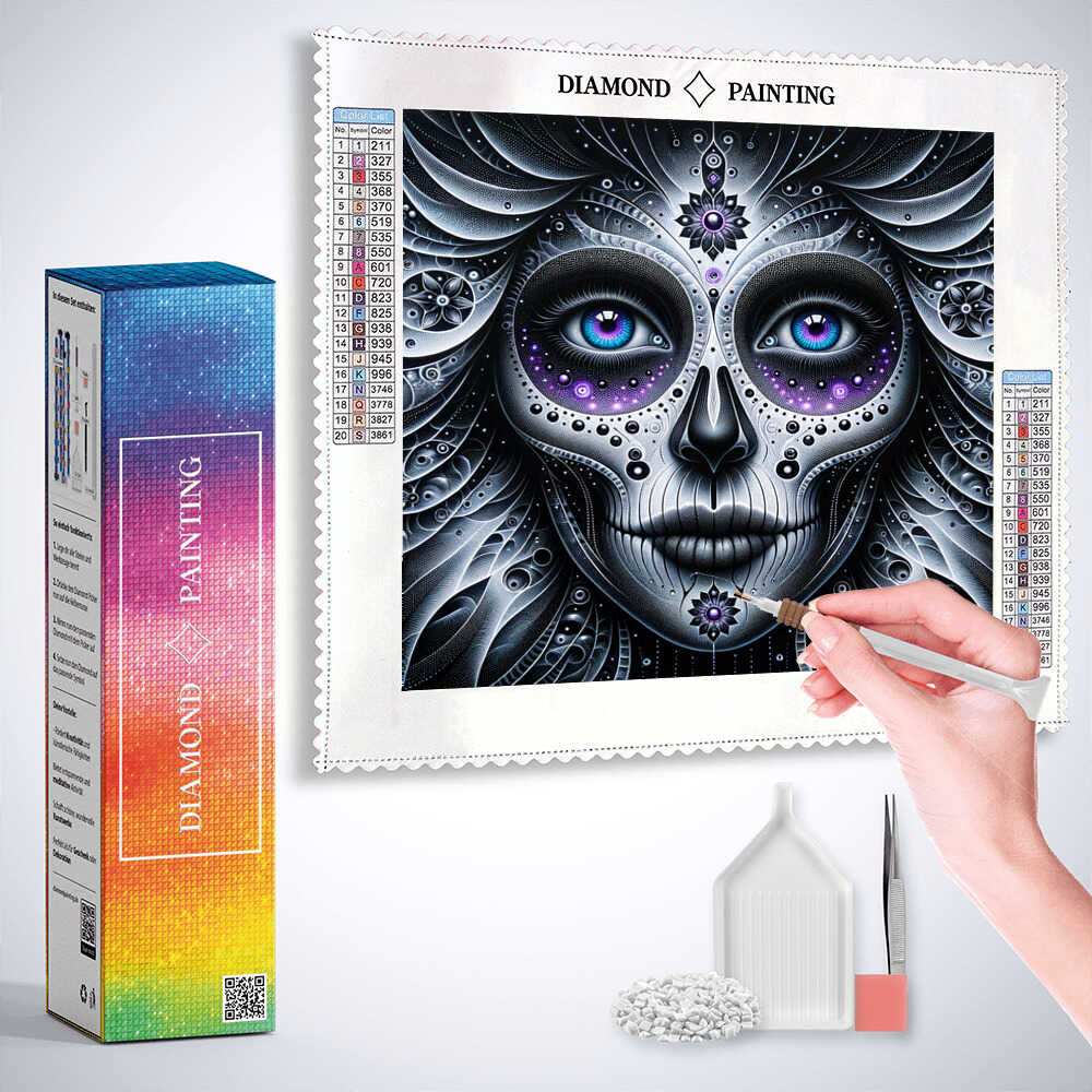 Diamond Painting Schwarz Weiss