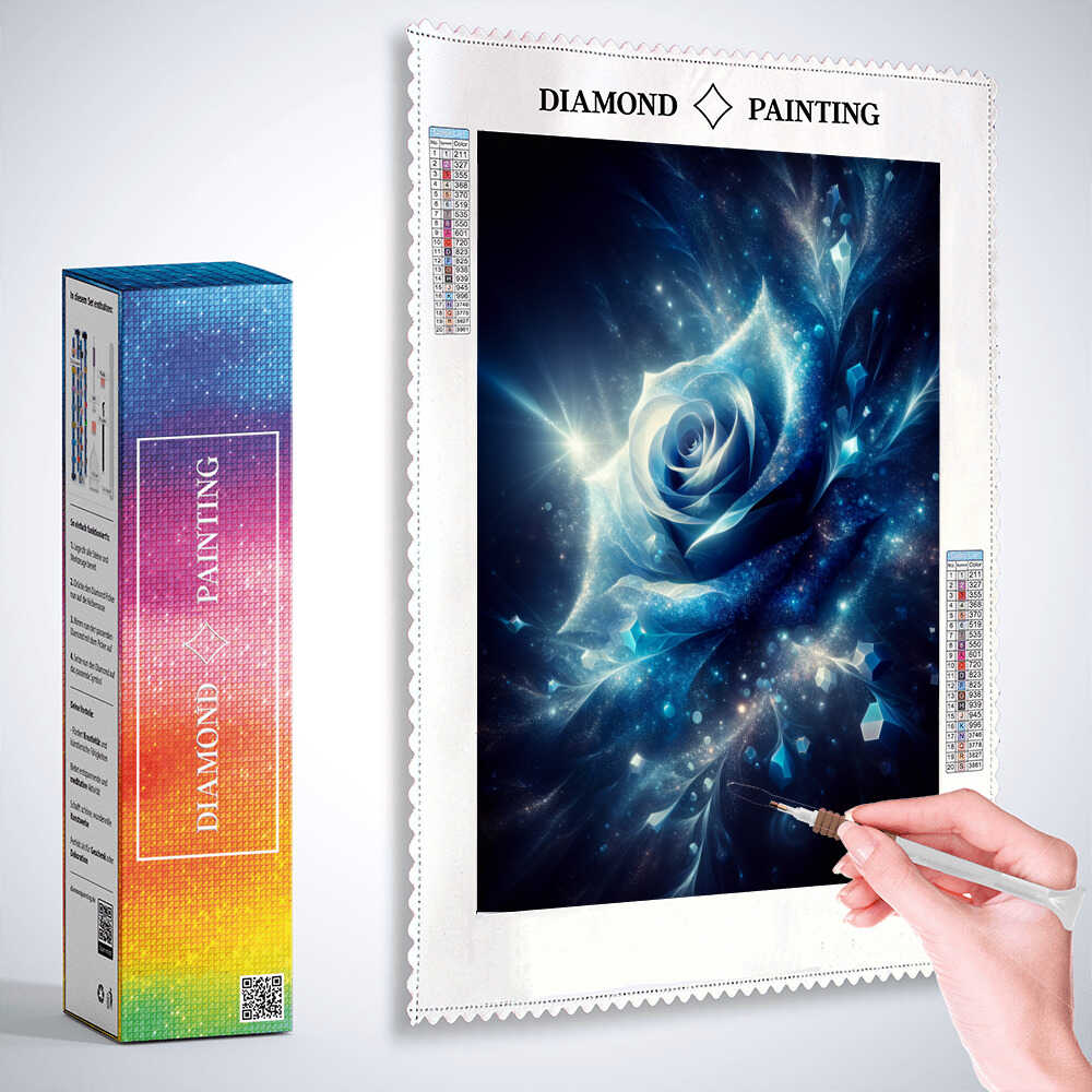 Diamond Painting - Blaue Rose