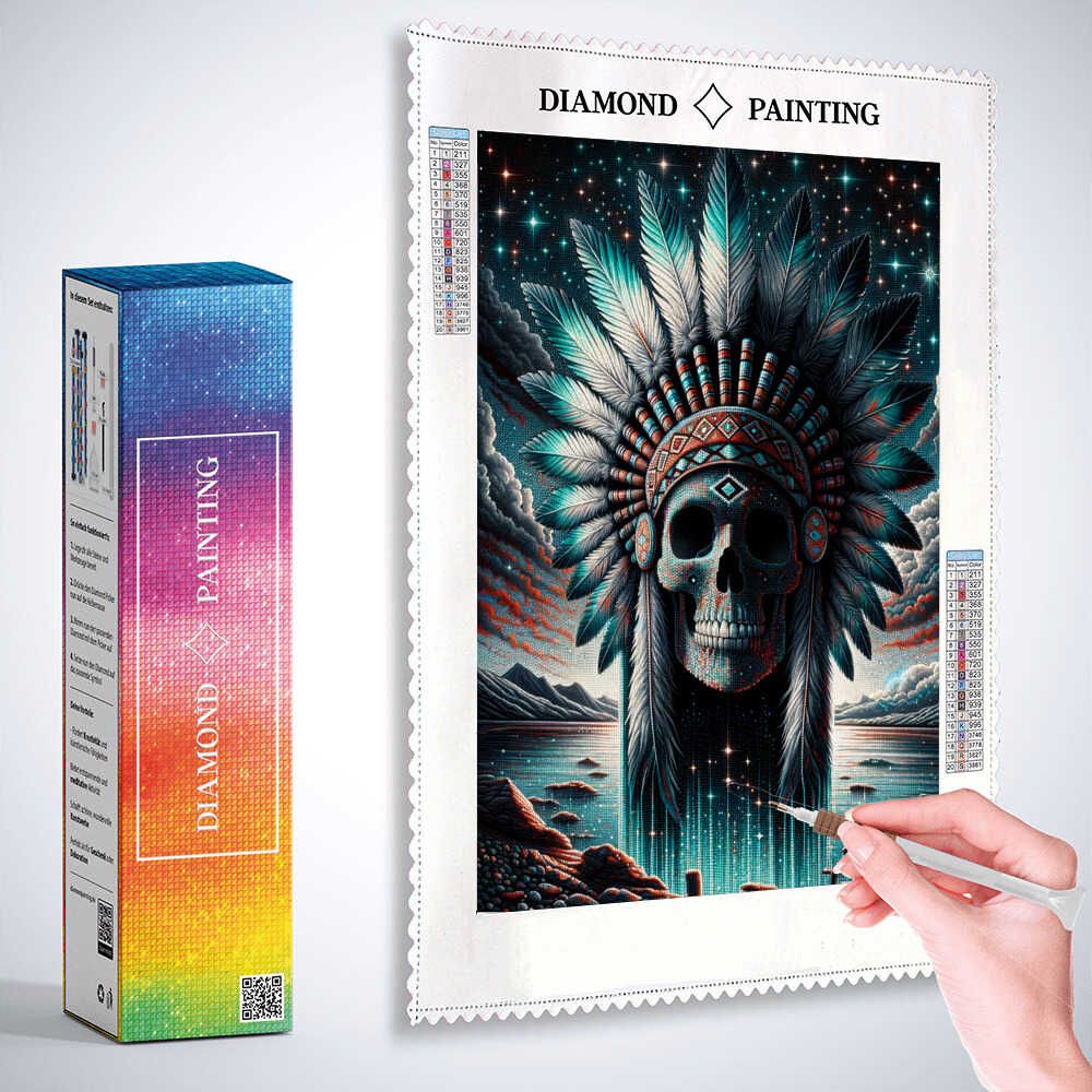 Diamond Painting Totenkopf Flasche – 30x40 Cm, Runde Steine, Grün-Gothic Design | DIY Mosaikbild Für Erwachsene