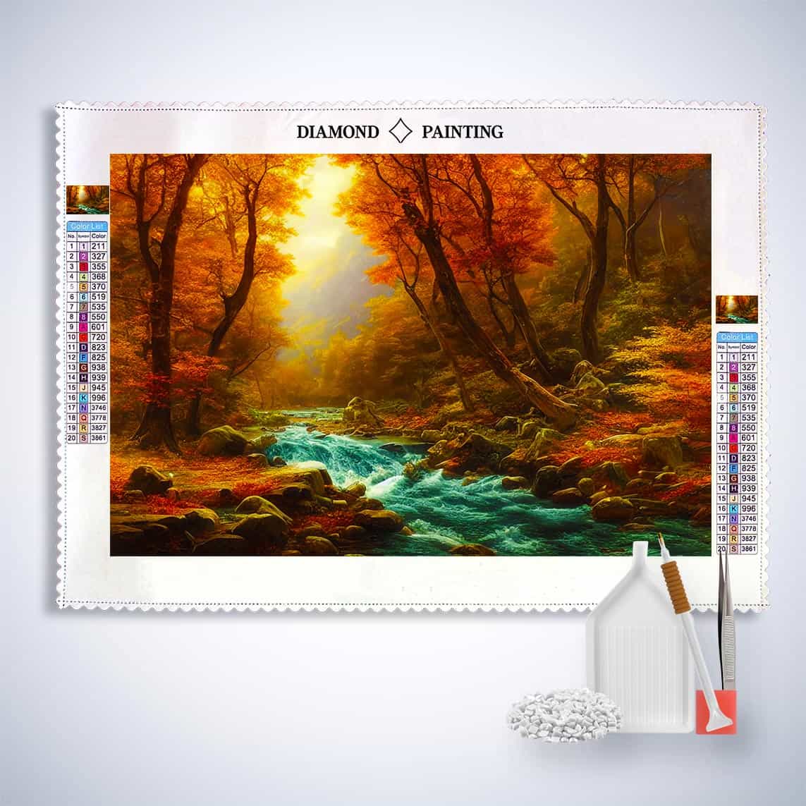 Diamond Painting Herbst Set - 12 DIY Schlüsselanhänger Für Halloween & Erntedankfest