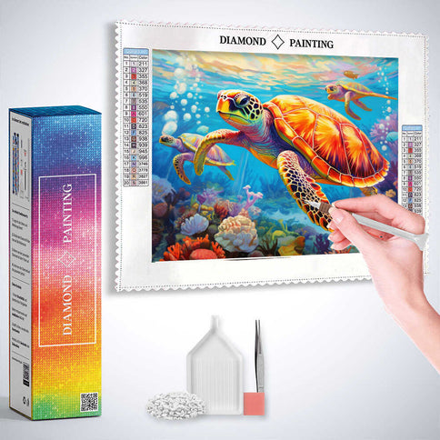 Diamond Painting - Meeresleuchten: Im Bann der Tiefsee