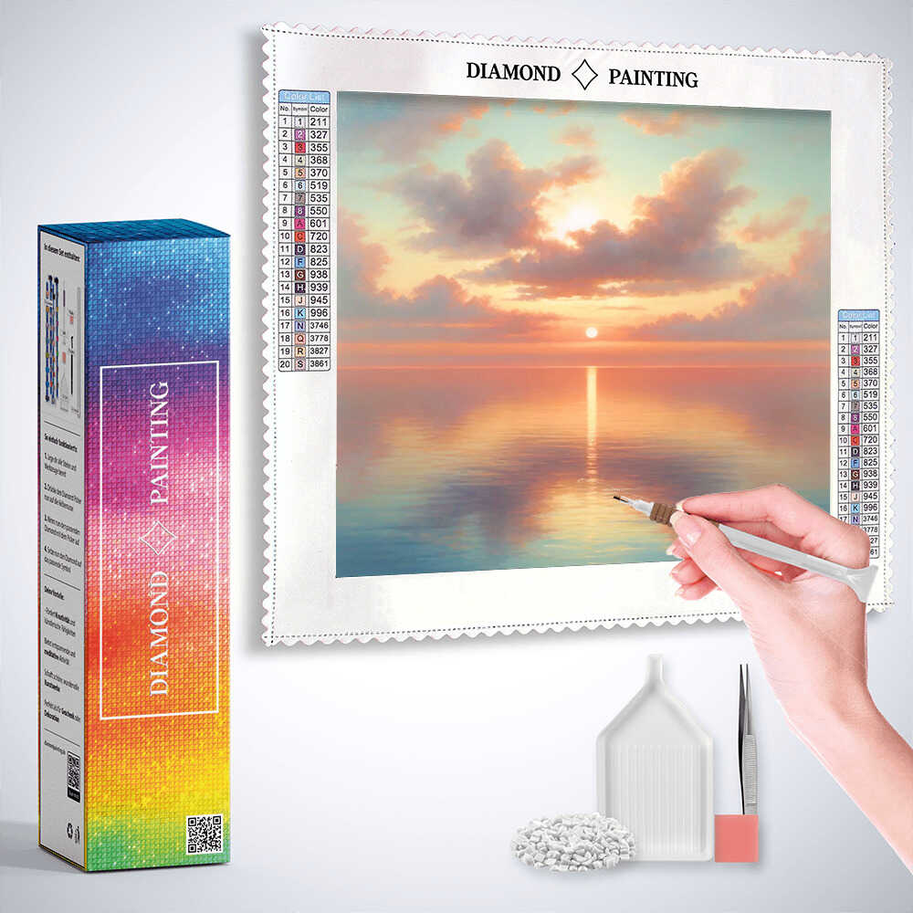 Diamond Painting - Morgenstille am Meer