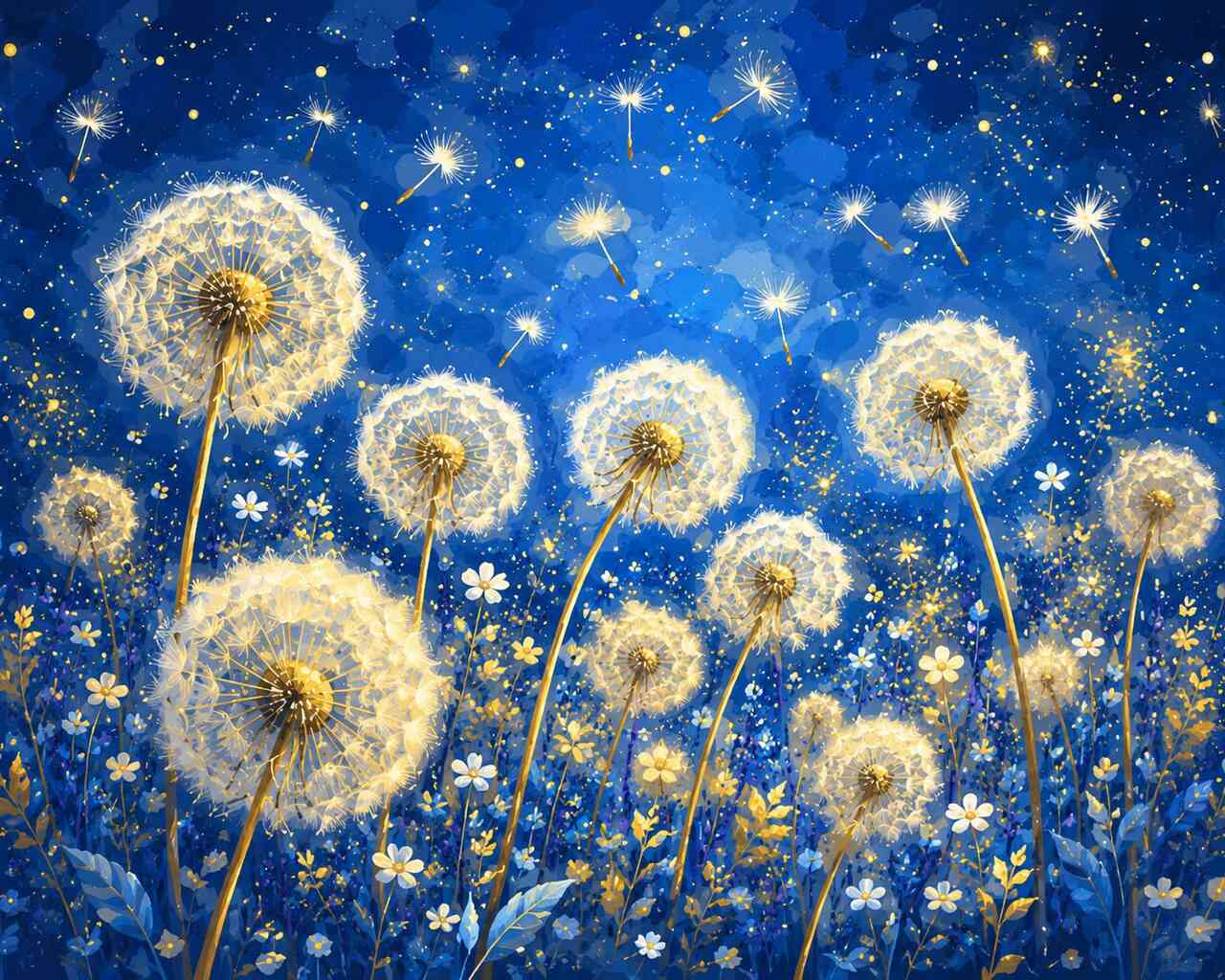Diamond Painting - Sternennacht der Wünsche