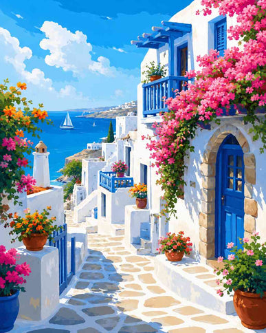 Diamond Painting - Mediterraneische Sommerträume