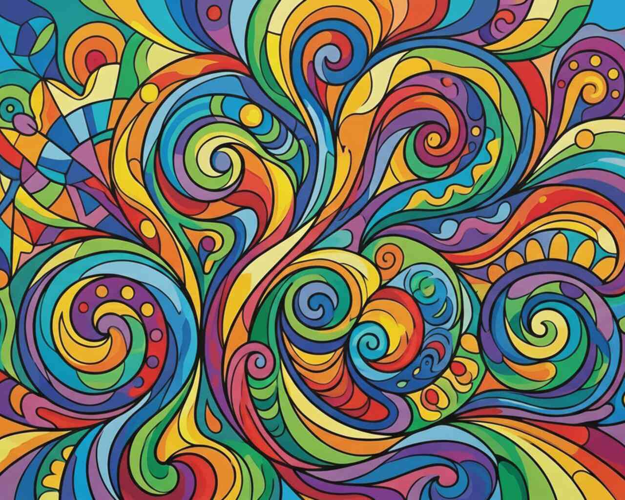 Diamond Painting - Farbwellen der Lebensfreude