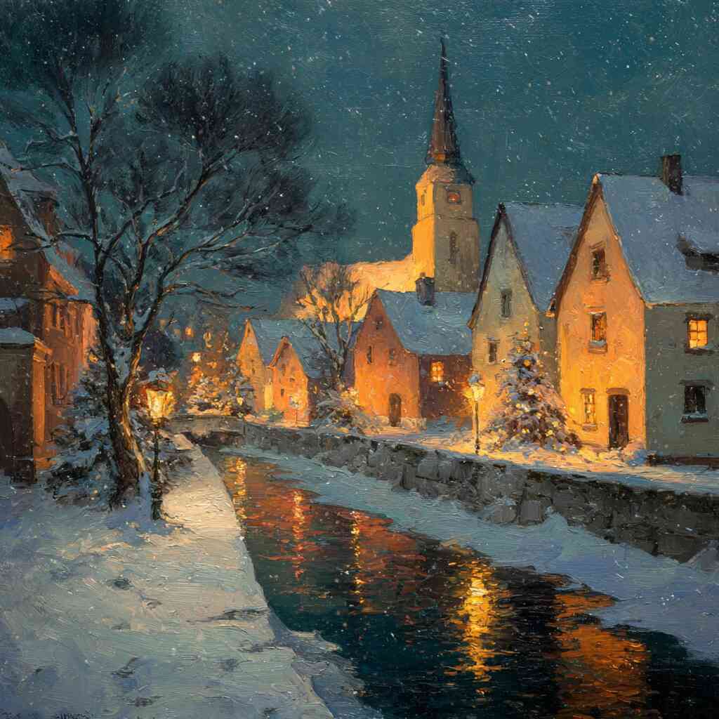 Diamond Painting - Winterzauber am Fluss