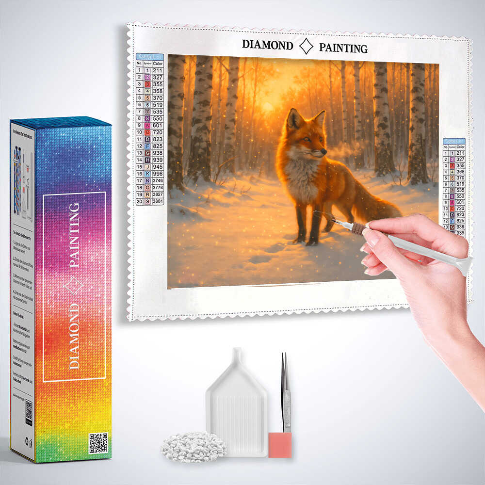 Diamond Painting - Magie des Wintermorgens