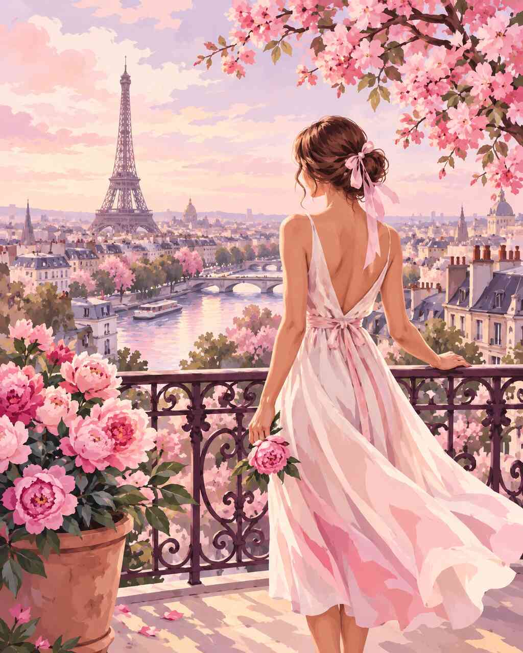 Diamond Painting - Frühlingsträume in Paris