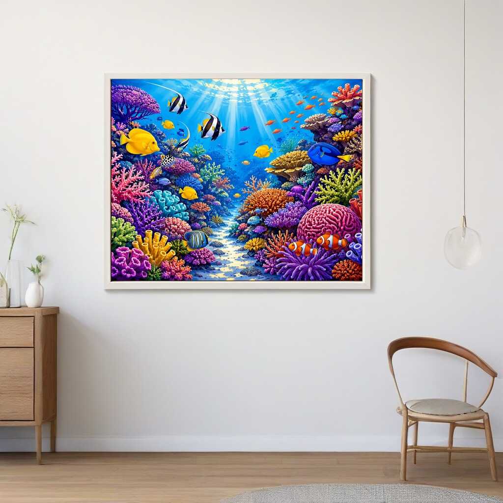 Diamond Painting - Zauberwelt unter den Wellen