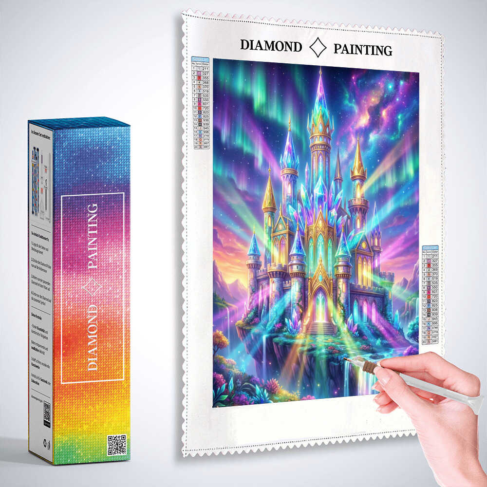 Diamond Painting - Kristallpalast der Träume