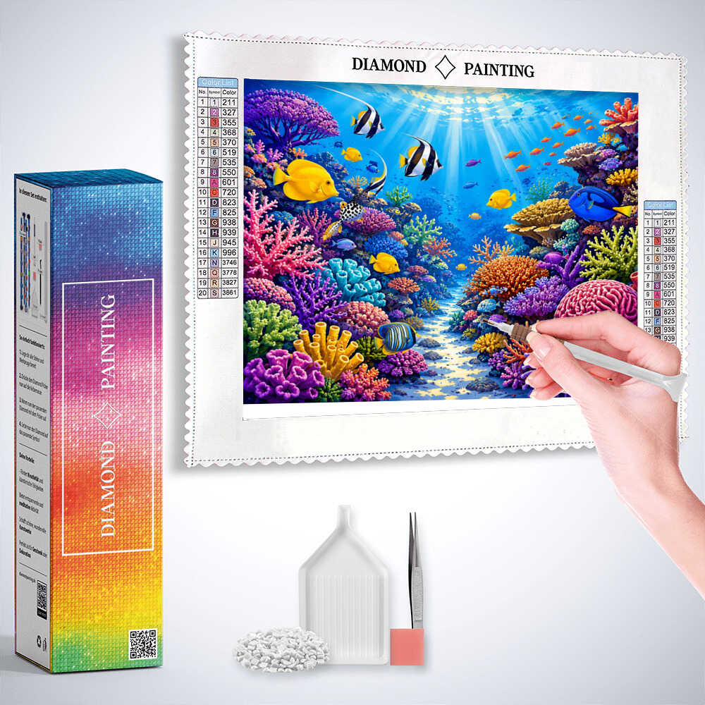 Diamond Painting - Zauberwelt unter den Wellen