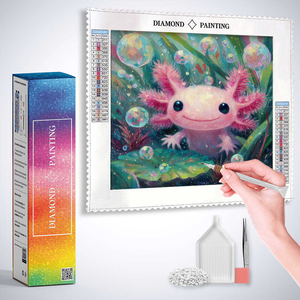 Diamond Painting - Lächeln aus der Tiefe