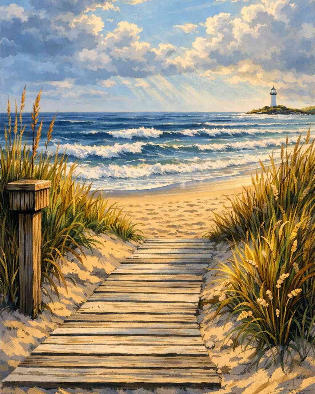 Diamond Painting - Sehnsucht nach Meer