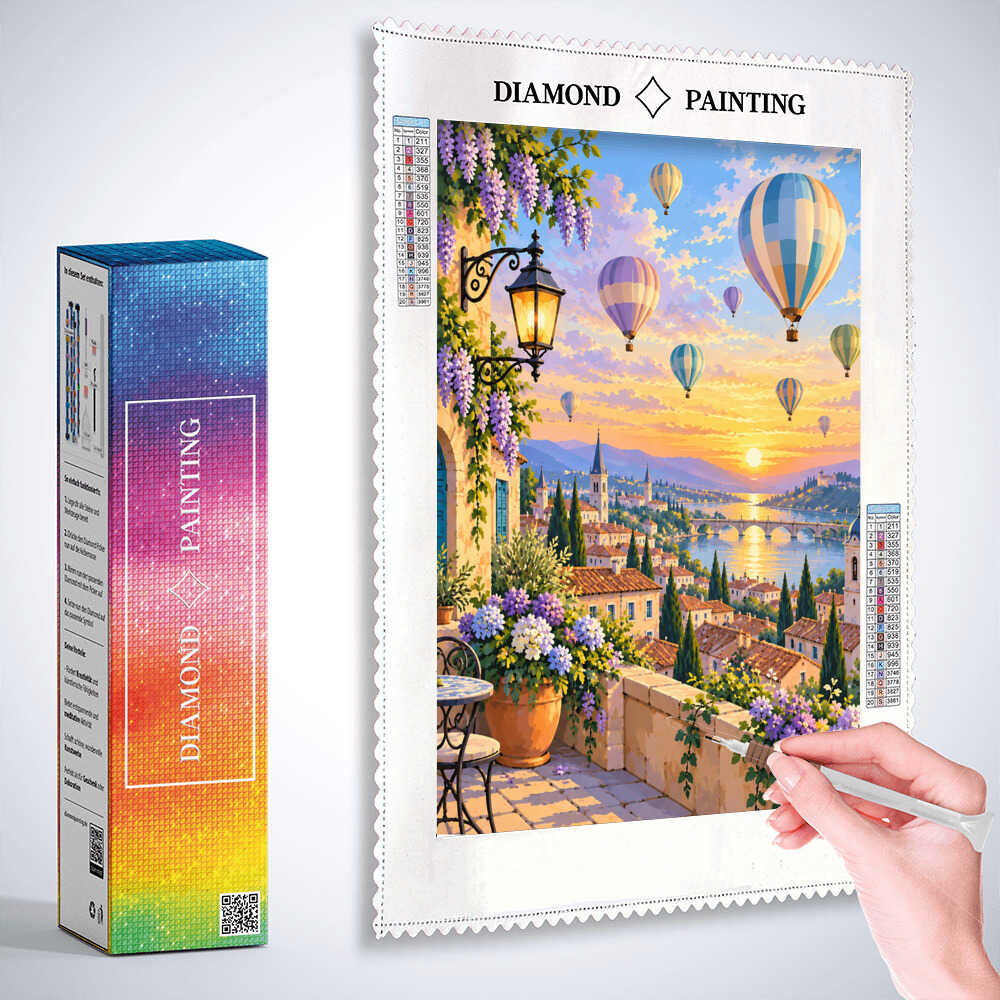 Diamond Painting - Das Luftige Versprechen des Südens