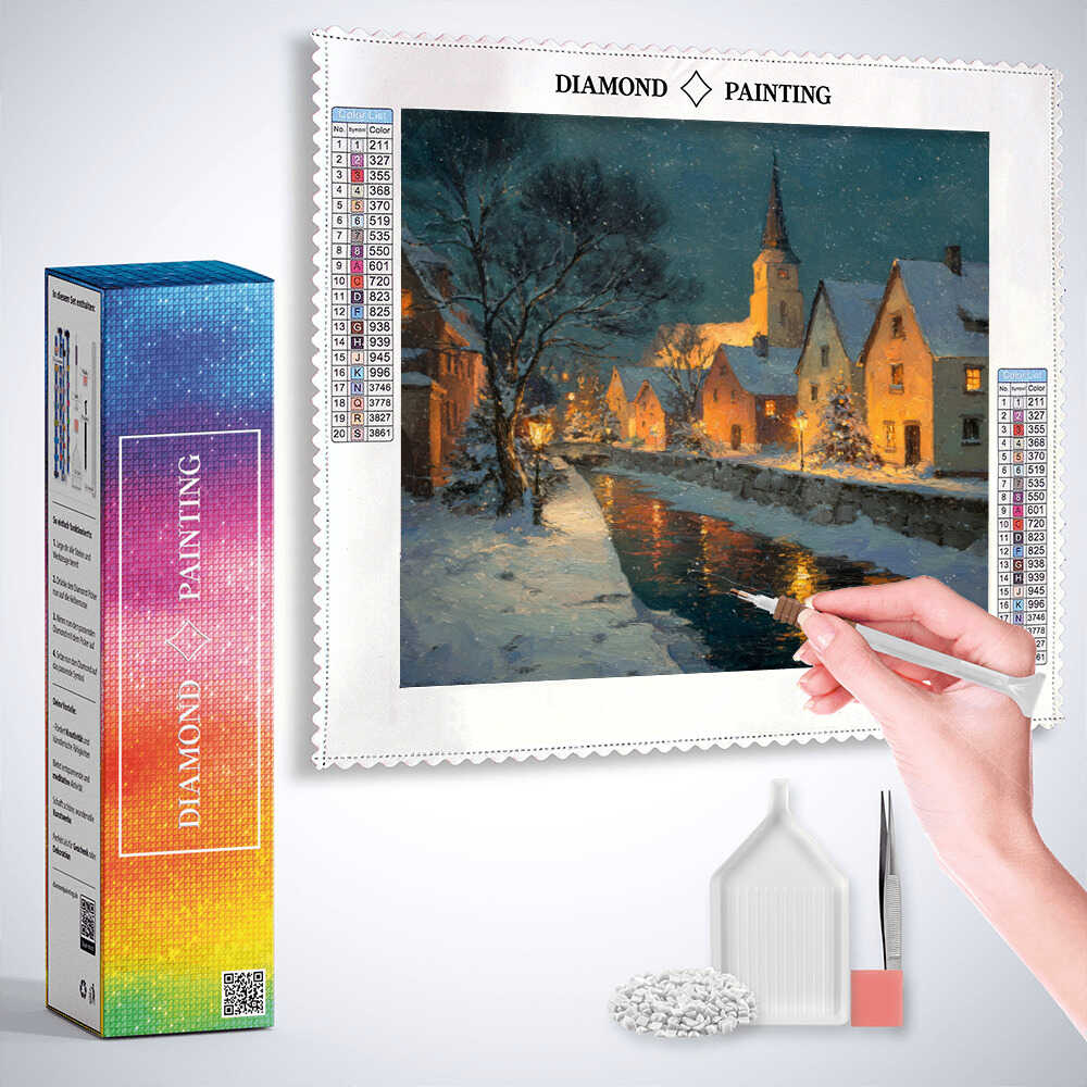 Diamond Painting - Winterzauber am Fluss