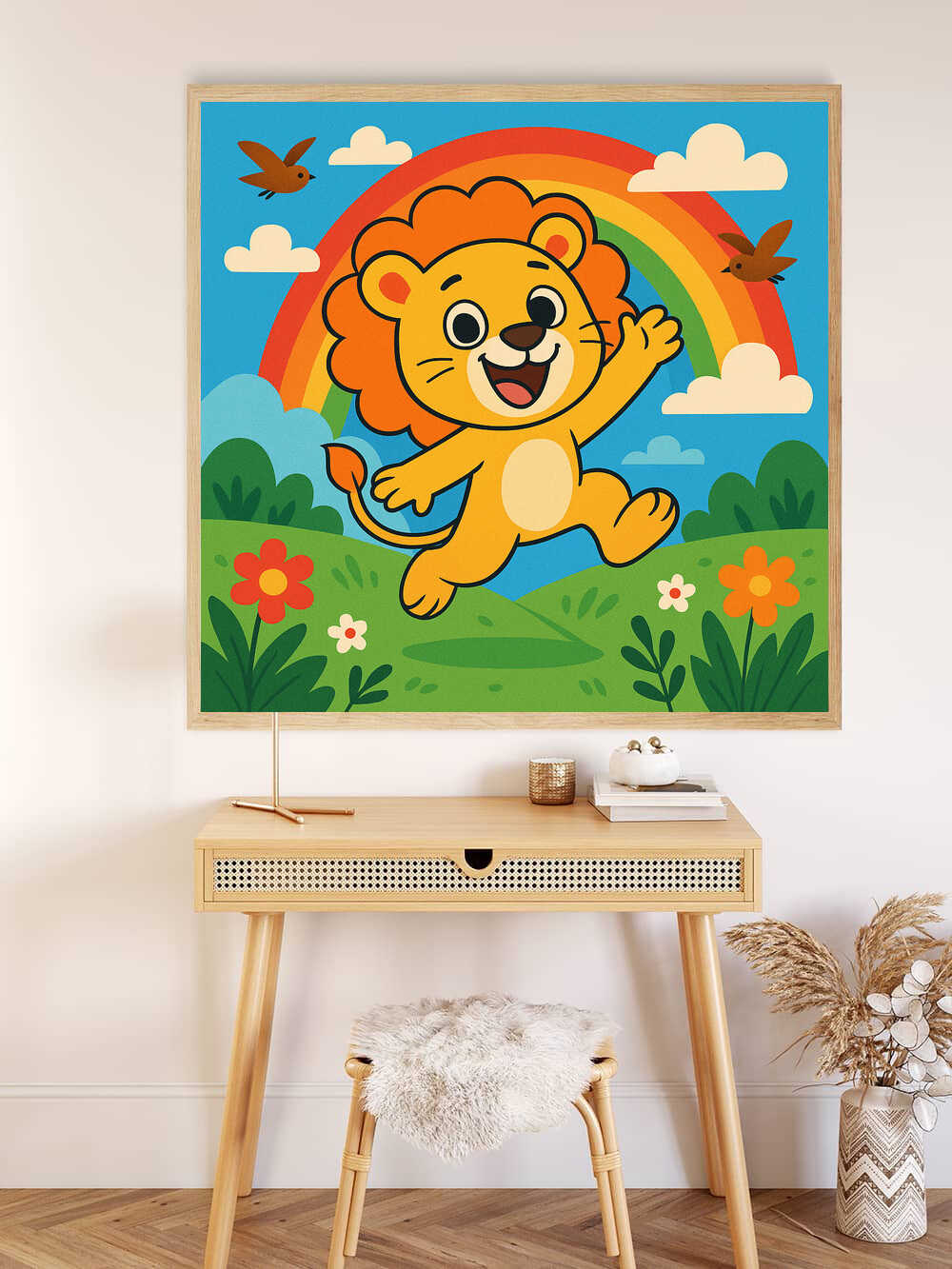 Diamond Painting - Fröhlicher König der Farben
