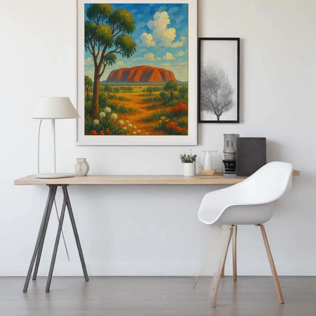 Diamond Painting - Flammendes Herz des Outbacks