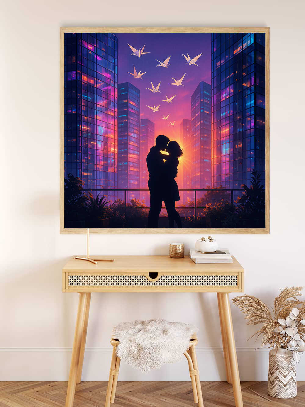 Diamond Painting - Küsse im Neonlicht