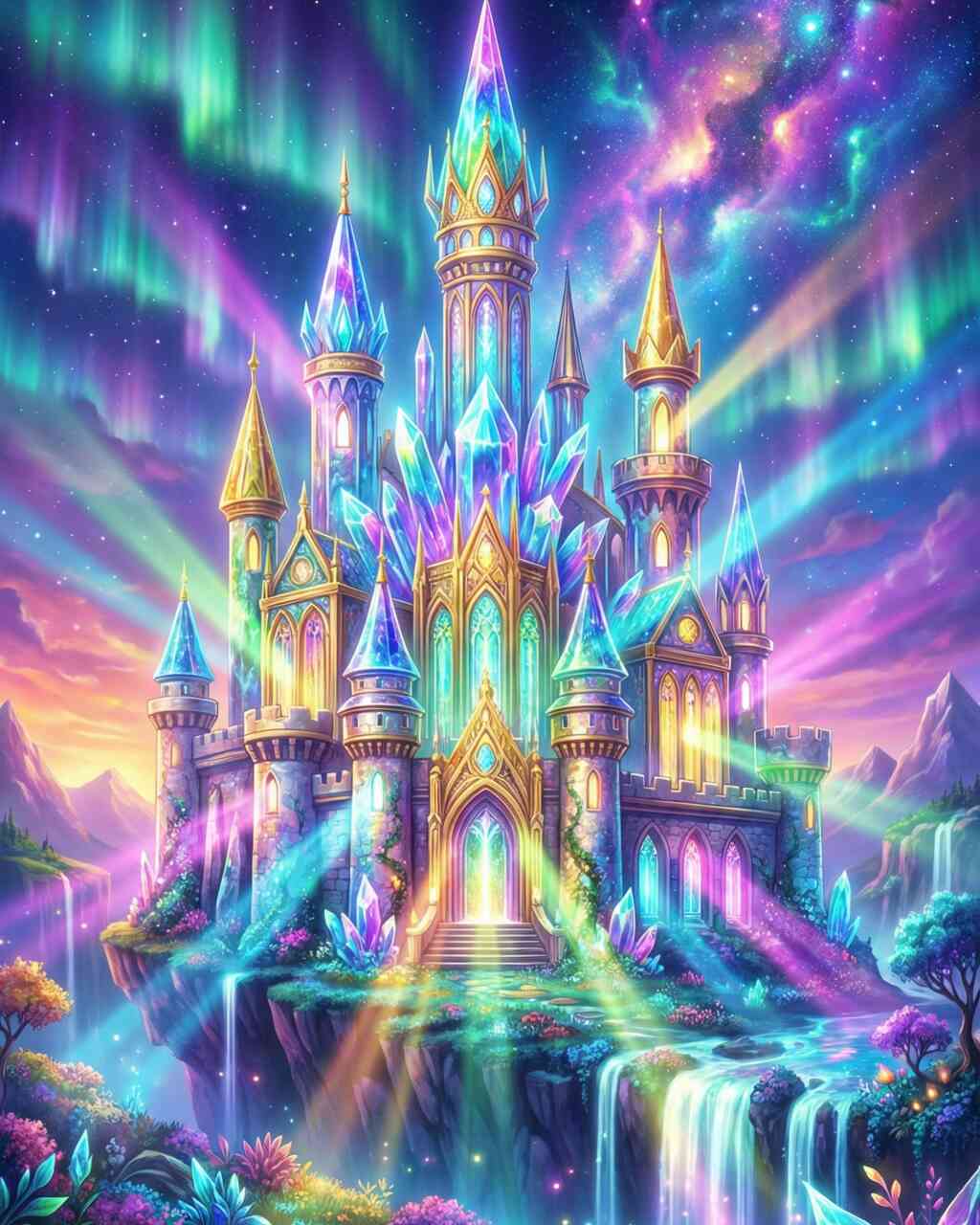 Diamond Painting - Kristallpalast der Träume