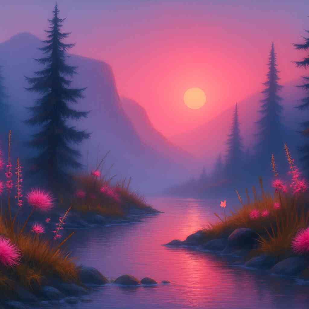 Diamond Painting - Märchenhafter Dämmerwald