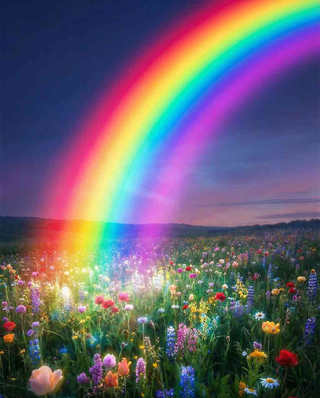 Diamond Painting - Magie des Regenbogens