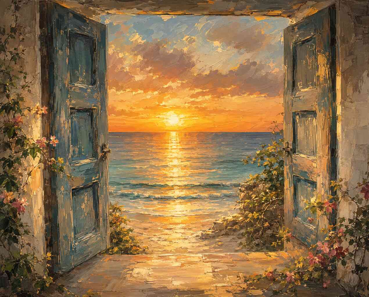 Diamond Painting - Das Tor zum Sonnenmeer