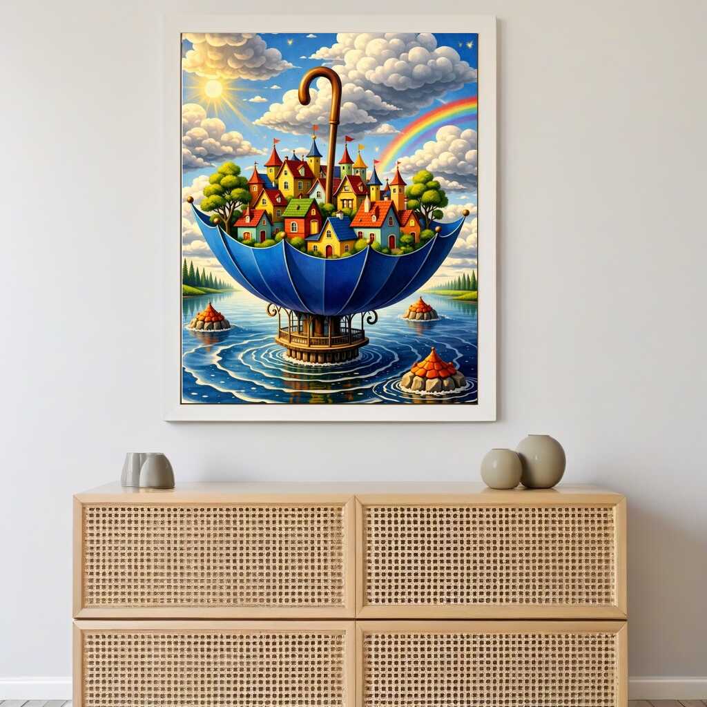 Diamond Painting - Das schwebende Wunderland