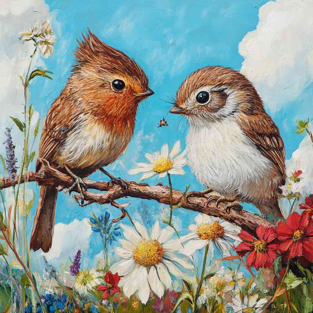 Diamond Painting - Frühlingsgeflüster