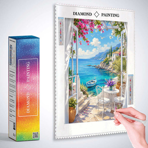 Diamond Painting - Mediterraner Morgenzauber