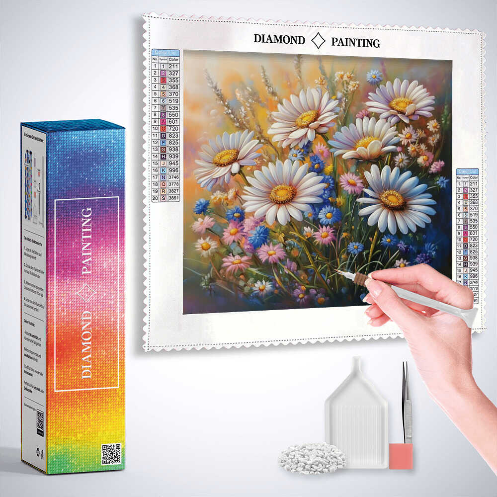Diamond Painting - Sommerpoesie in Blüte
