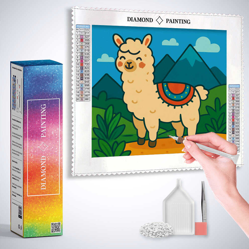 Diamond Painting - Lächeln der Anden