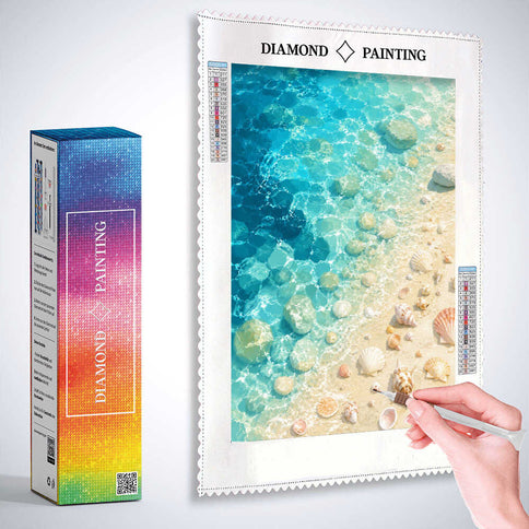 Diamond Painting - Muscheln im Sonnenlicht