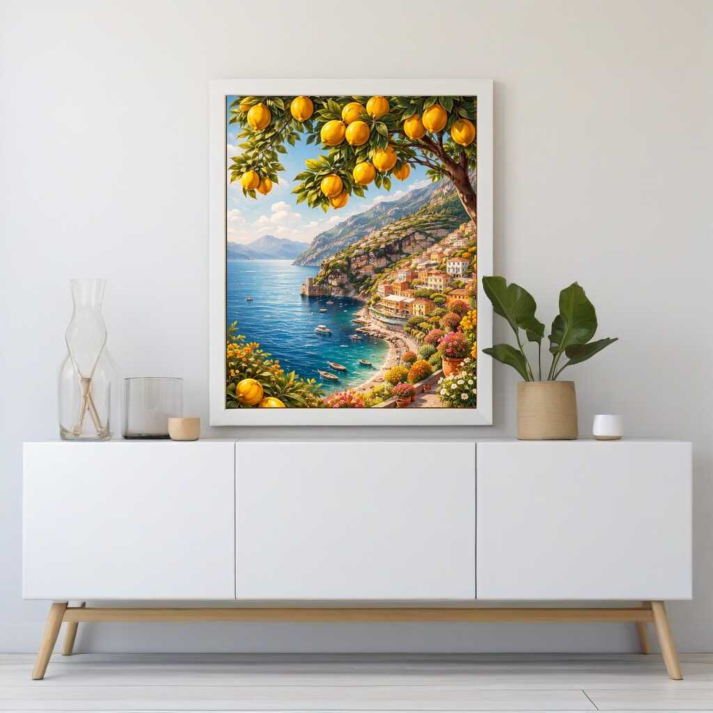 Diamond Painting - Zitronenduft am Mittelmeer