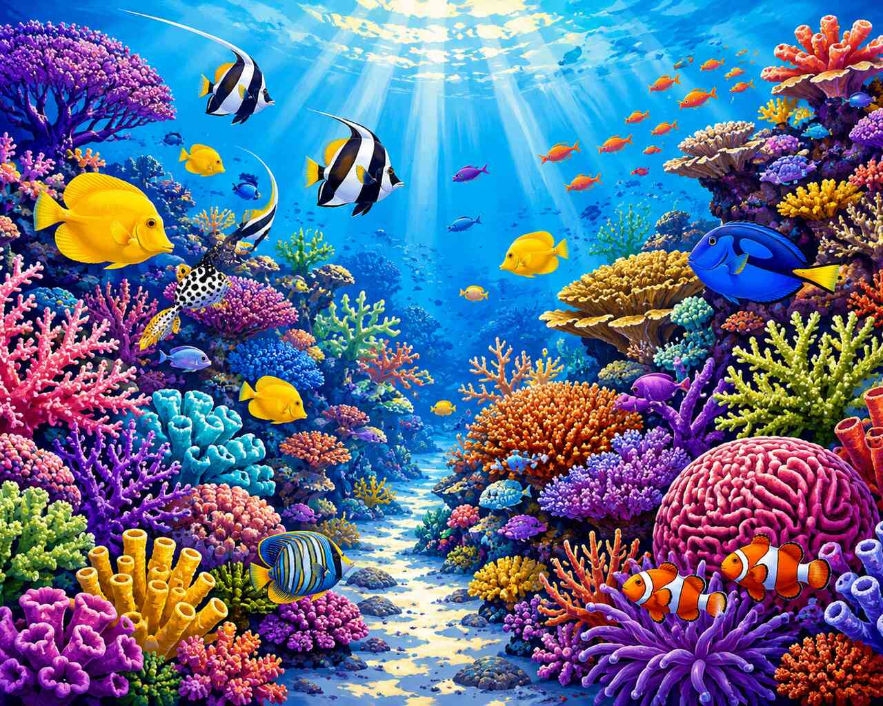 Diamond Painting - Zauberwelt unter den Wellen