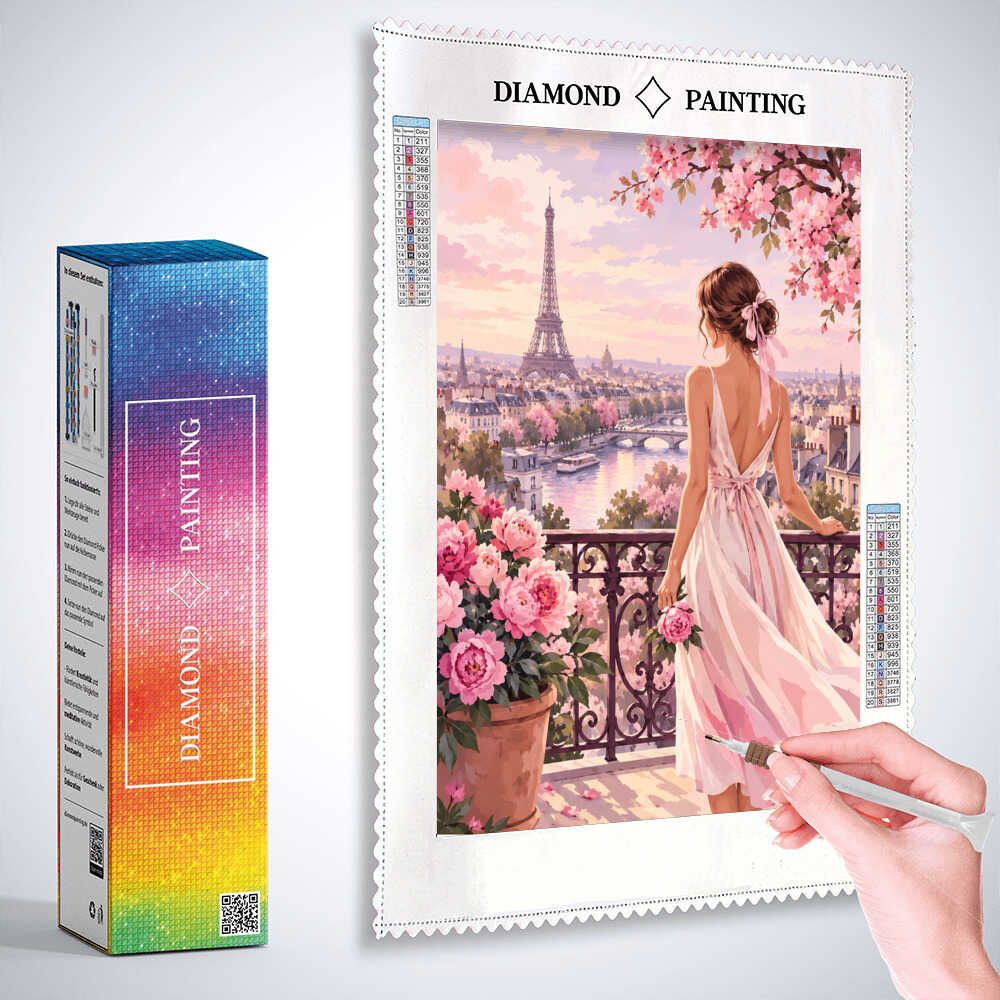 Diamond Painting - Frühlingsträume in Paris