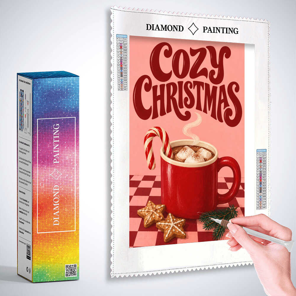 Diamond Painting - Gemütliche Weihnachtsfreude