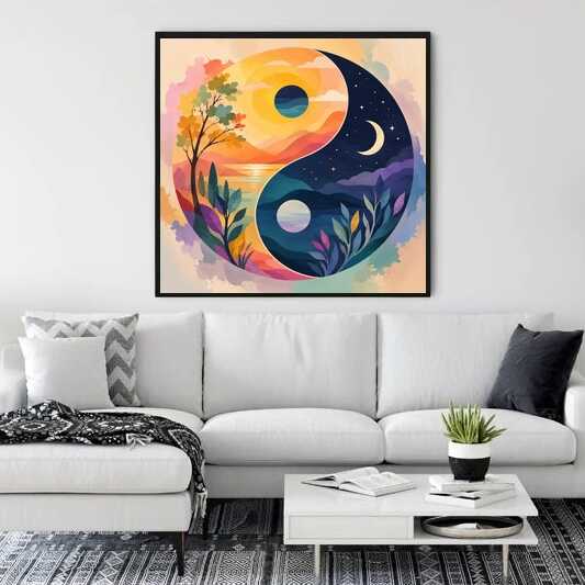 Diamond Painting - Harmonie des Gegensätze