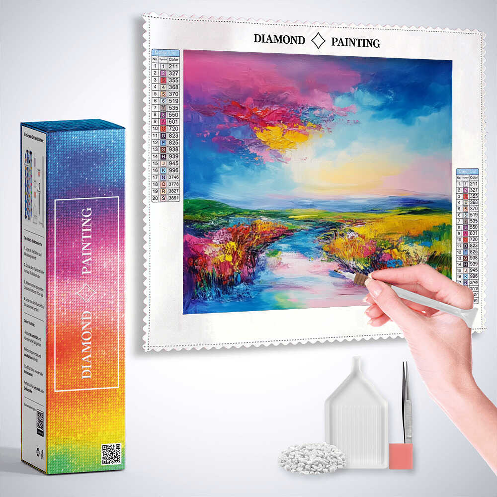 Diamond Painting - Farben des Himmels