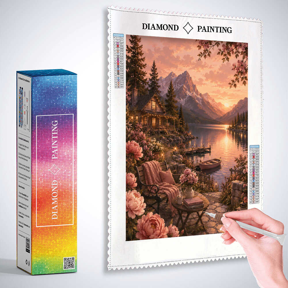 Diamond Painting - Sonnenzauber am See