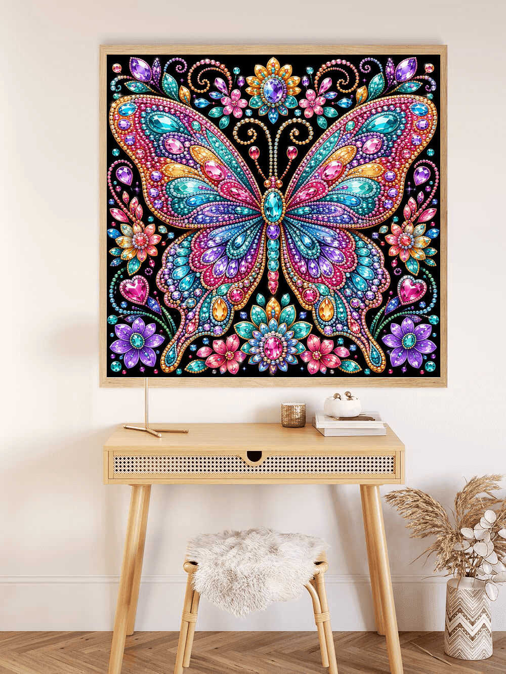 Diamond Painting - Juwelenflügel, Funkelnde Fantasie