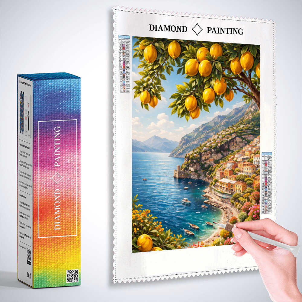 Diamond Painting - Zitronenduft am Mittelmeer