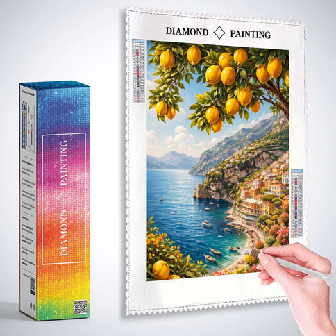 Diamond Painting - Zitronenduft am Mittelmeer