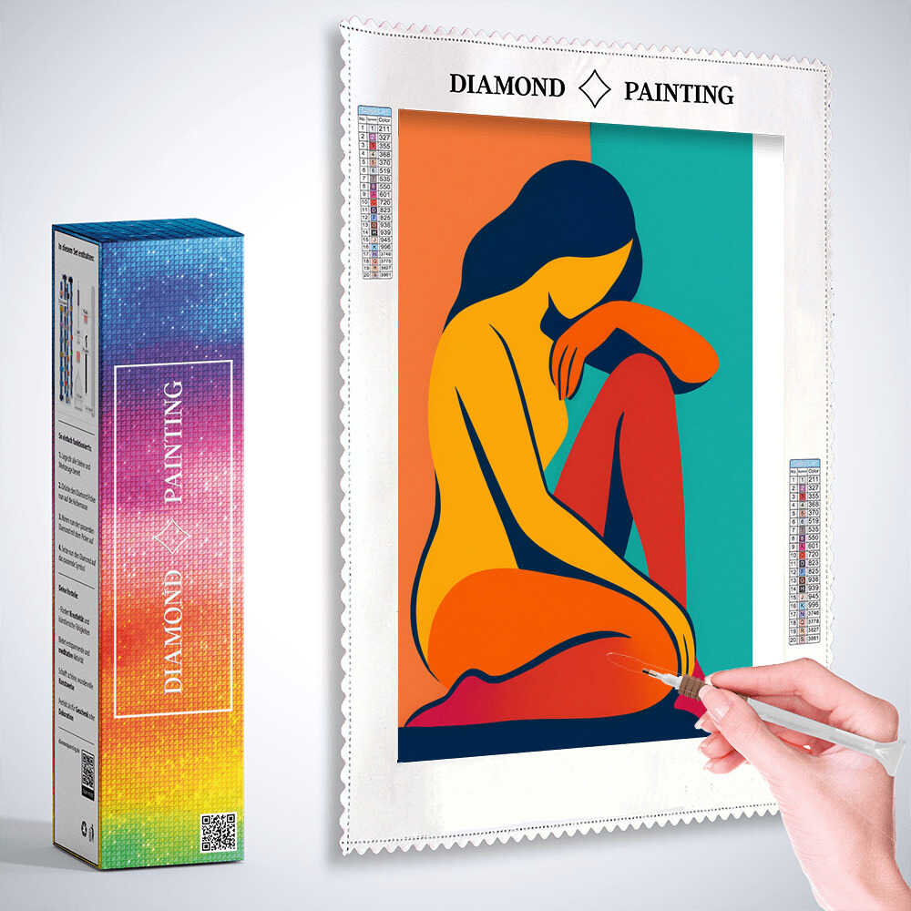 Diamond Painting - Schweigende Gedanken