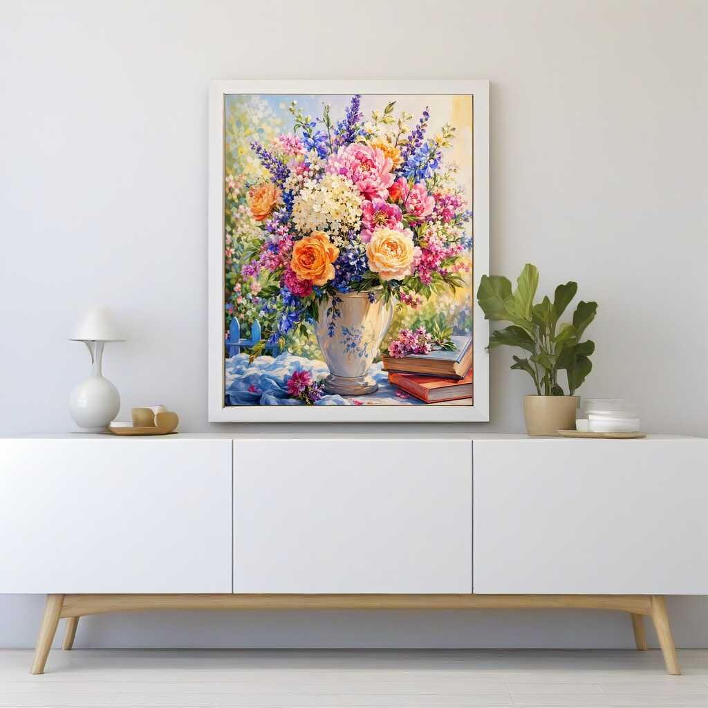 Diamond Painting - Blütenpracht der Erinnerung