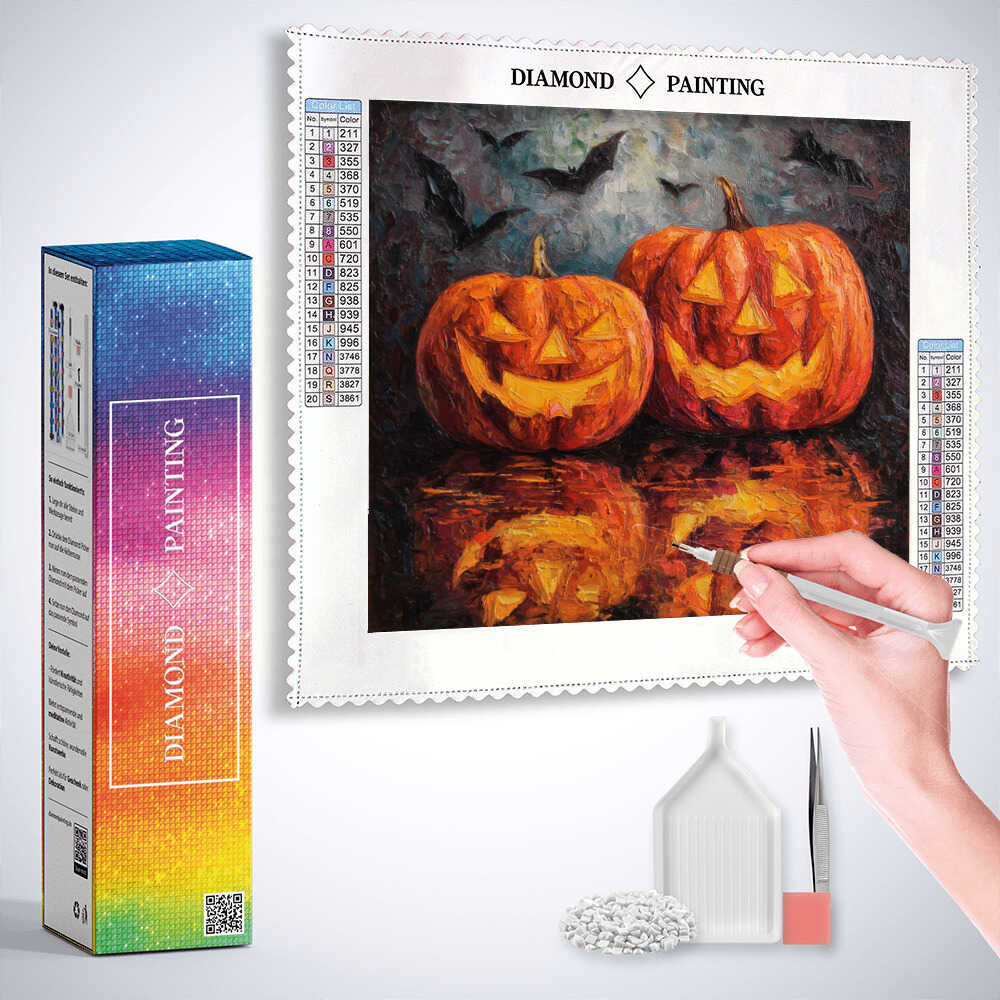 Diamond Painting - Lächeln im Dunkel