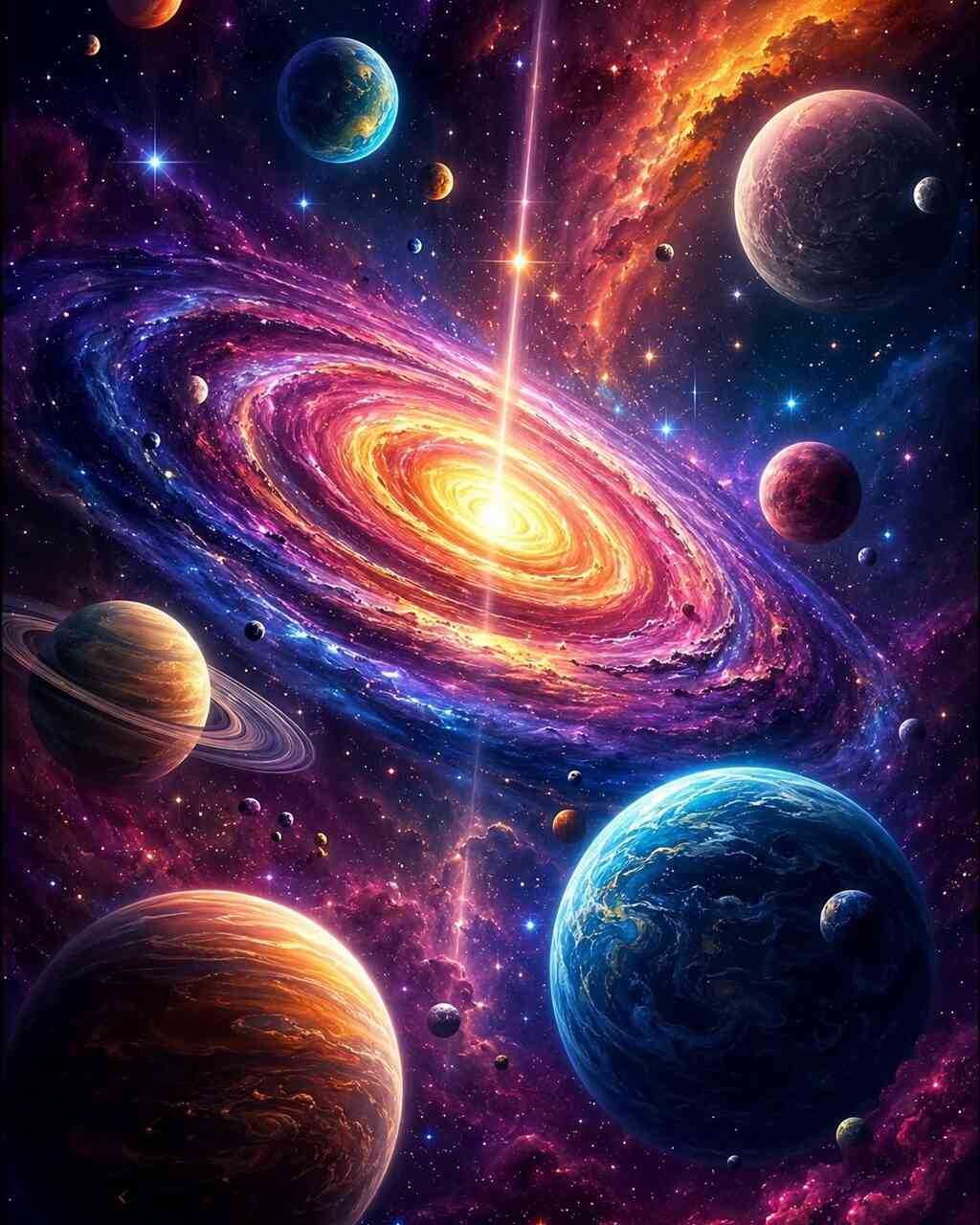 Diamond Painting - Galaktische Träumerei