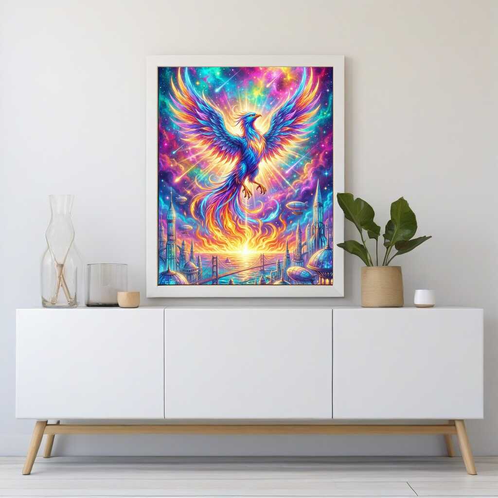 Diamond Painting - Phönix der Morgenröte